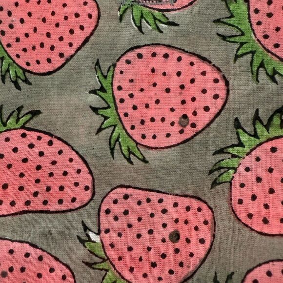 Sur La Vague Strawberry Pajama Pant Set NWT XS/S - Picture 6 of 6